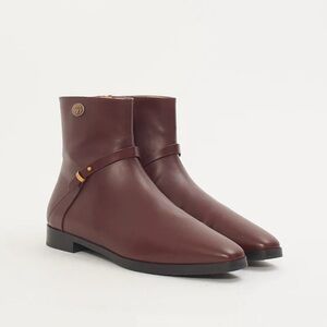 Gucci Women's Double G Leather Boots Sz 9.5